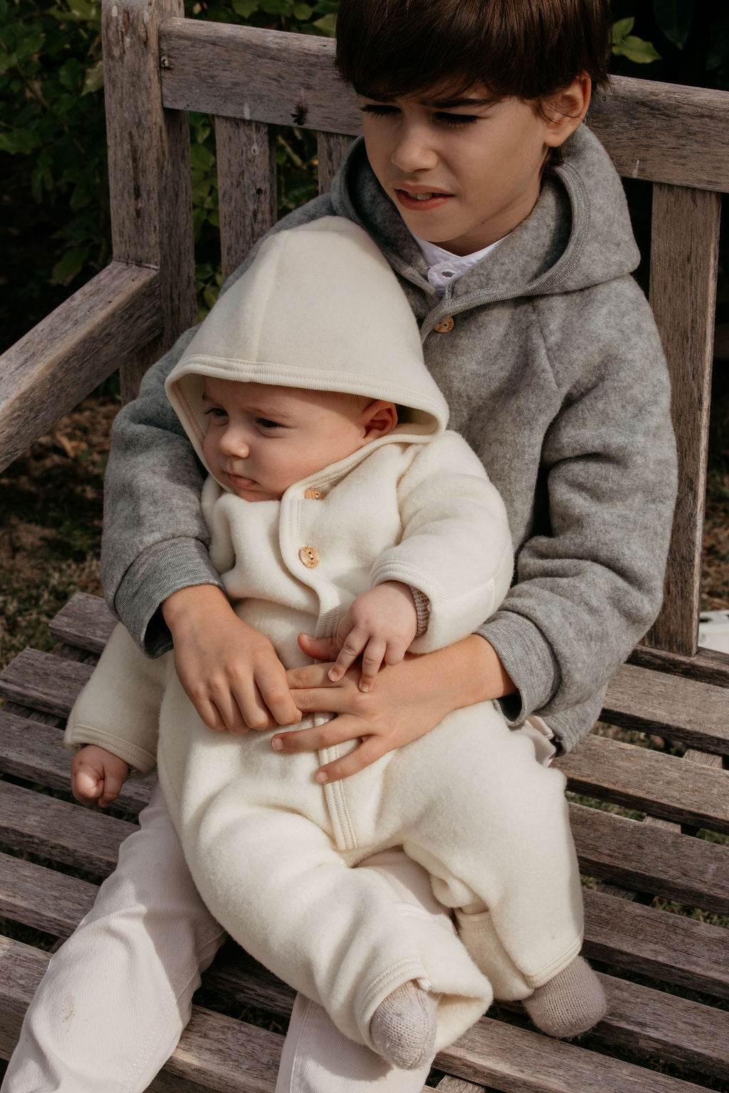 Enterito con capucha - Natural