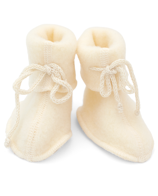 Patuco bebé con cinta ajustable - Natural