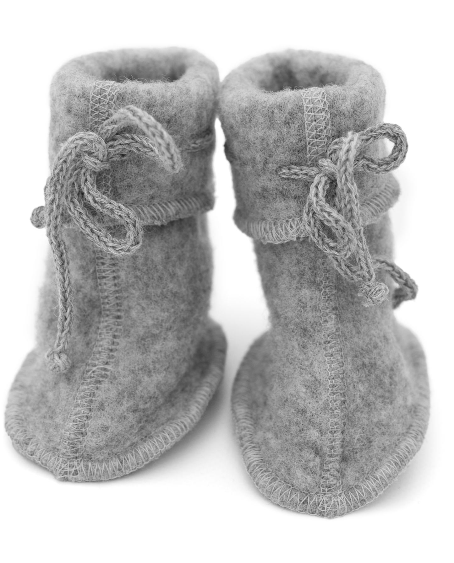 Patuco bebé con cinta ajustable - Gris