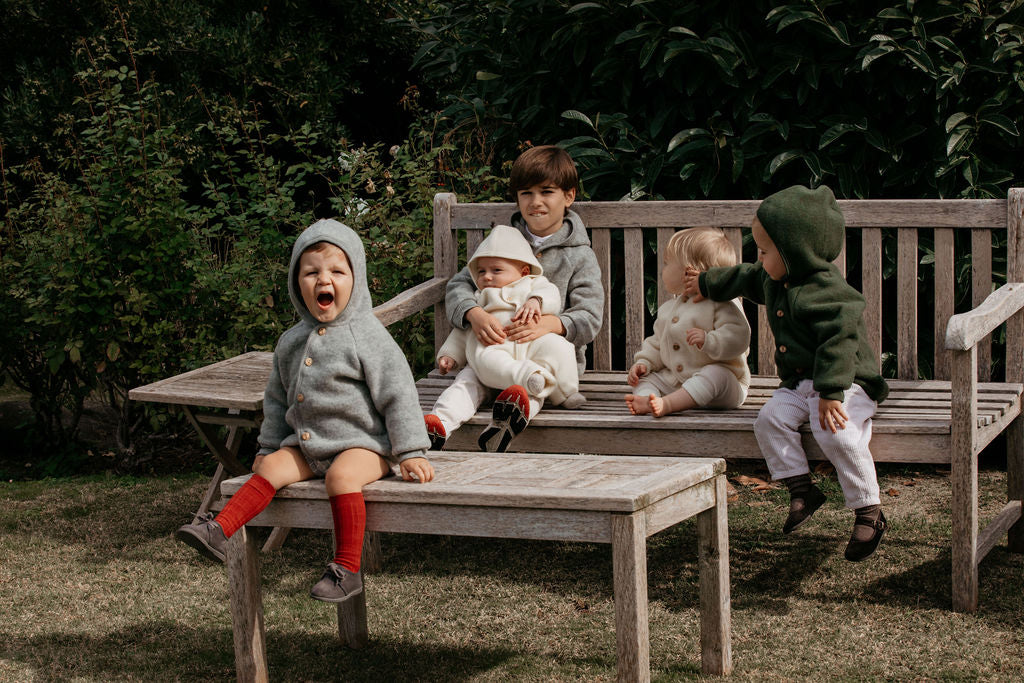 Enterito con capucha - Walnut