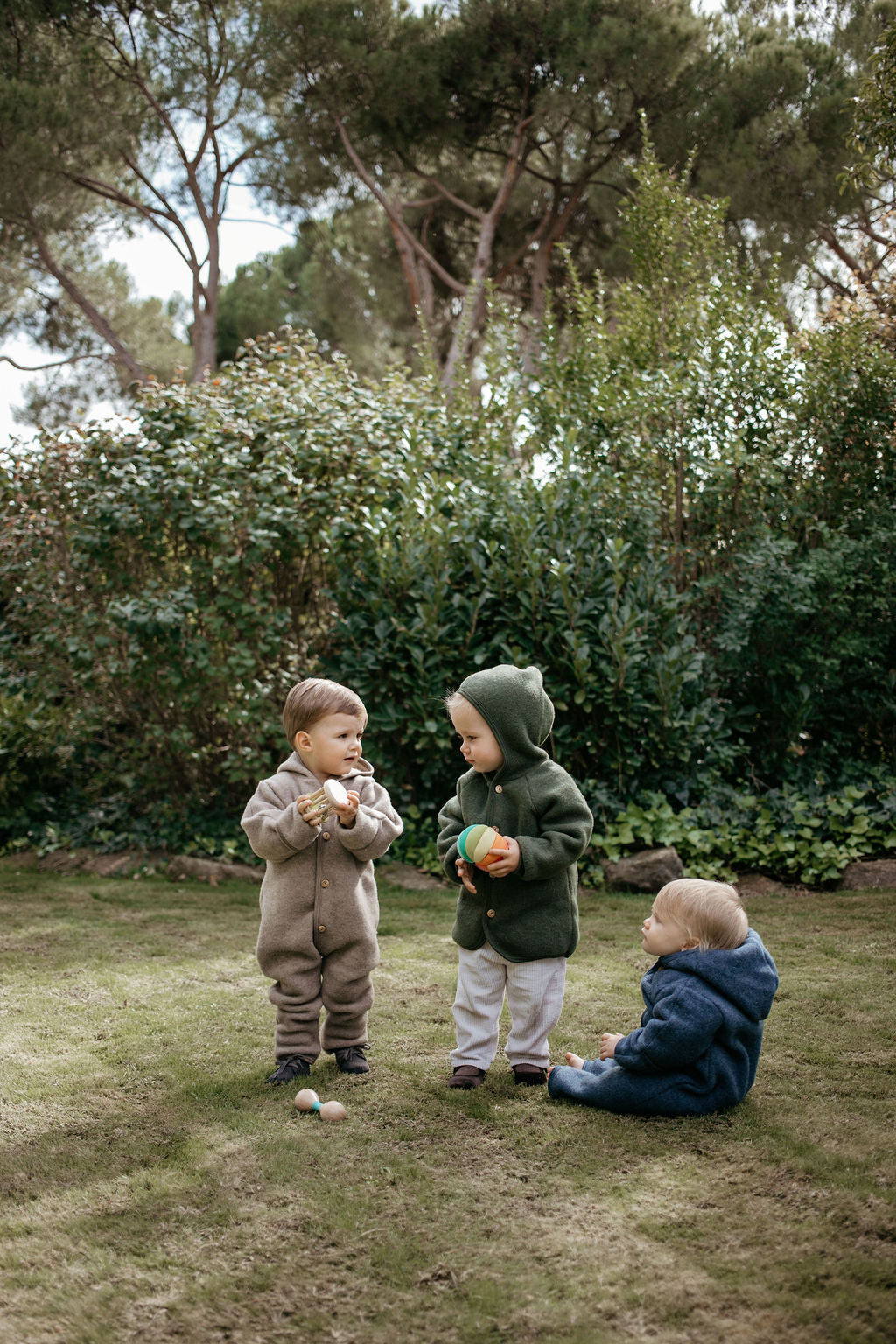 Enterito con capucha - Walnut